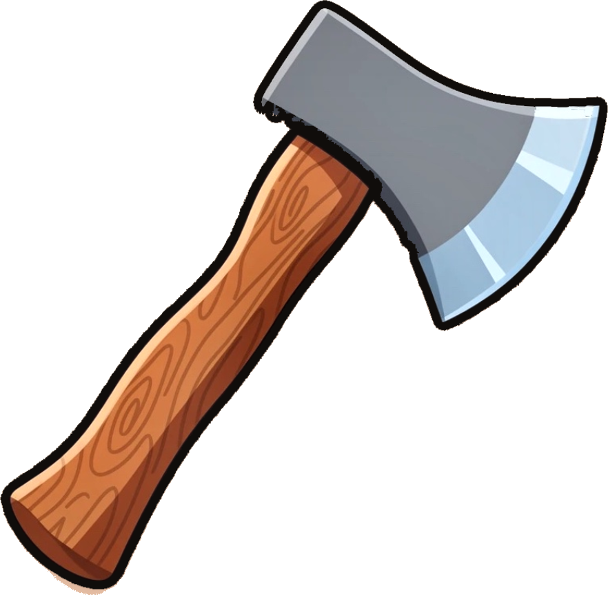 Lumbar Jack — a lumberjack's axe.